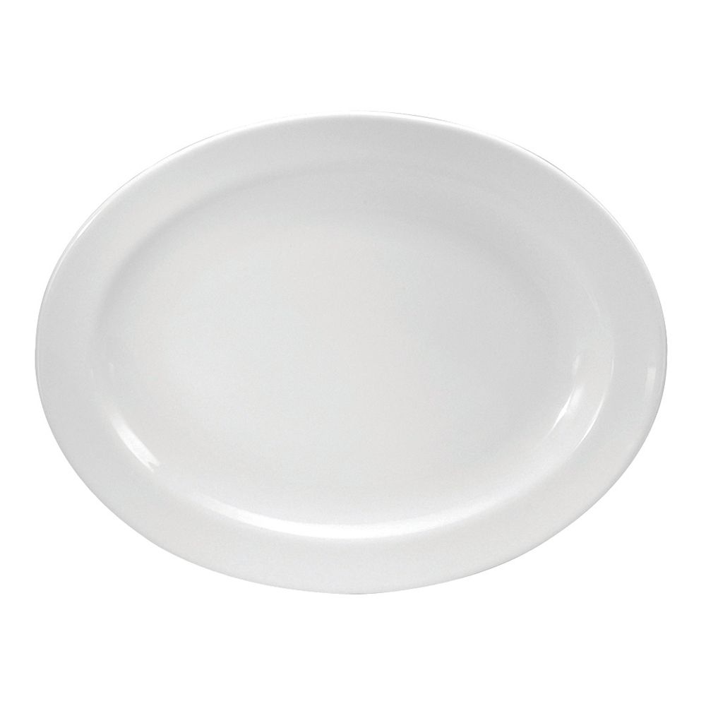 Shape 2000 Undecorated Oval Platter, 11&frac12; x 9&frac14;"