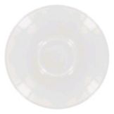 Hall&reg; China Bright White Espresso / Cappuccino Saucer f/ 950 / 951