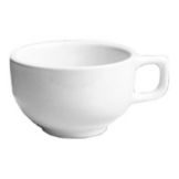Hall&reg; China Bright White 13 Oz. Latte Cup