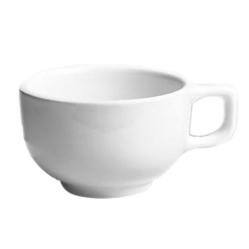 Hall&reg; China Bright White 7 Oz. Cappuccino Cup