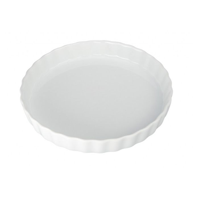 B.I.A. Cordon Bleu Porcelain White 1 Qt Round Quiche