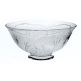Lancaster Colony Pebble Leaf 12-1/2 qt Punch Bowl