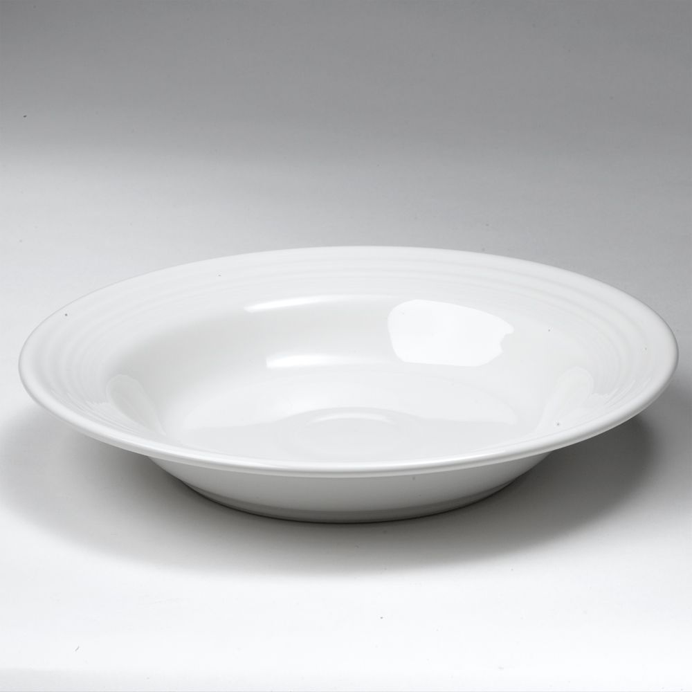 Homer Laughlin China Fiesta&reg; White Deep 13.25 oz Rimmed Soup Bowl