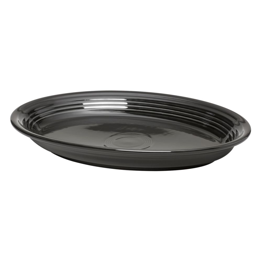 Homer Laughlin China Fiesta&reg; Black 13-5/8" Oval Platter