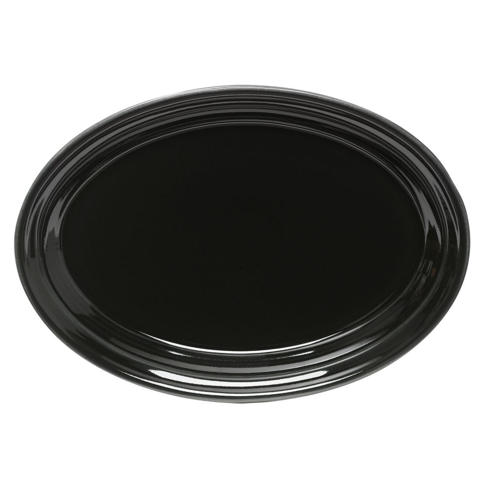 Homer Laughlin China Fiesta&reg; Black 9-5/8" Oval Platter