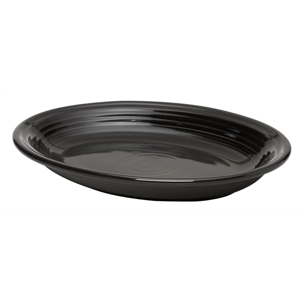 Homer Laughlin China Fiesta&reg; Black 11-5/8" Oval Platter