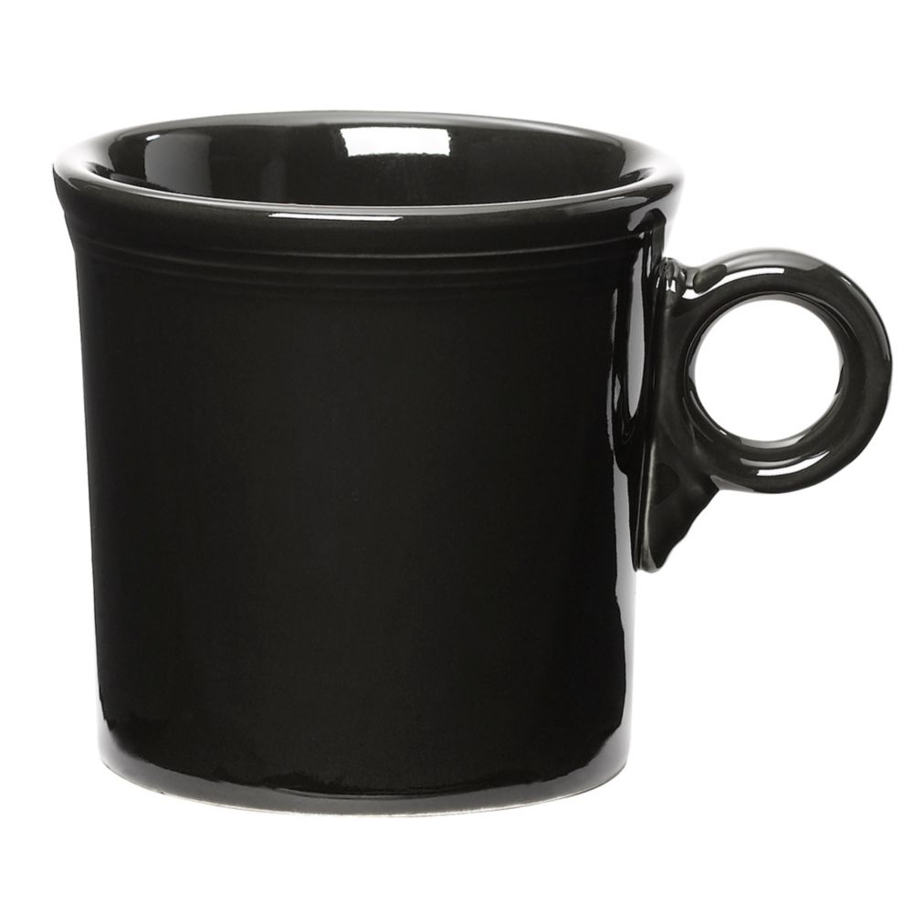 Homer Laughlin China Fiesta&reg; Black 10.25 oz Mug
