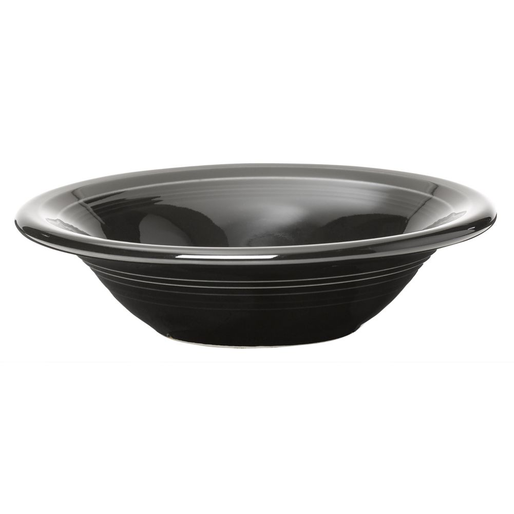 Homer Laughlin China Fiesta&reg; Black Stacking 11 oz Cereal Bowl