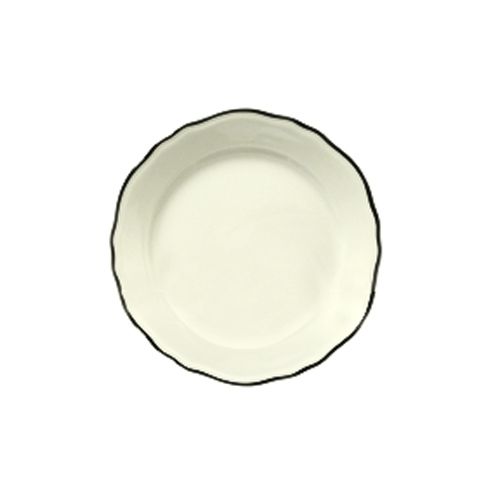 Homer Laughlin China Carolyn Styleline Black 9" Plate