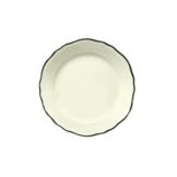 Homer Laughlin China Carolyn Styleline Black 9" Plate