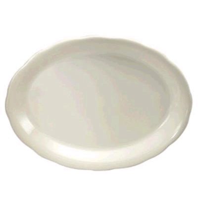 Buffalo Caprice Undecorated Oval Platter, 9-7/8 x 7-3/8"