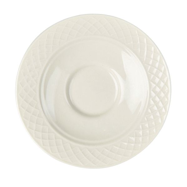 Homer Laughlin China Gothic&reg; Undecorated 4-1/2" A.D. Saucer