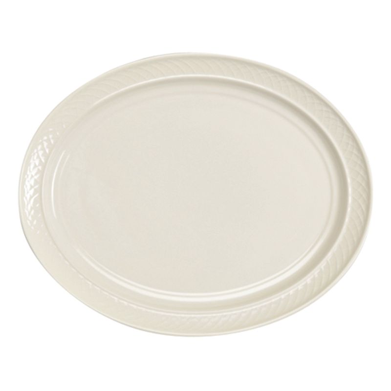 Homer Laughlin China Gothic&reg; Undecorated 11-3/8" Oval Platter