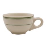 Homer Laughlin China Green Band 8 oz Boston Cup