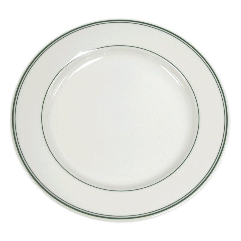 Homer Laughlin China Green Band RE 9&frac12;" Plate