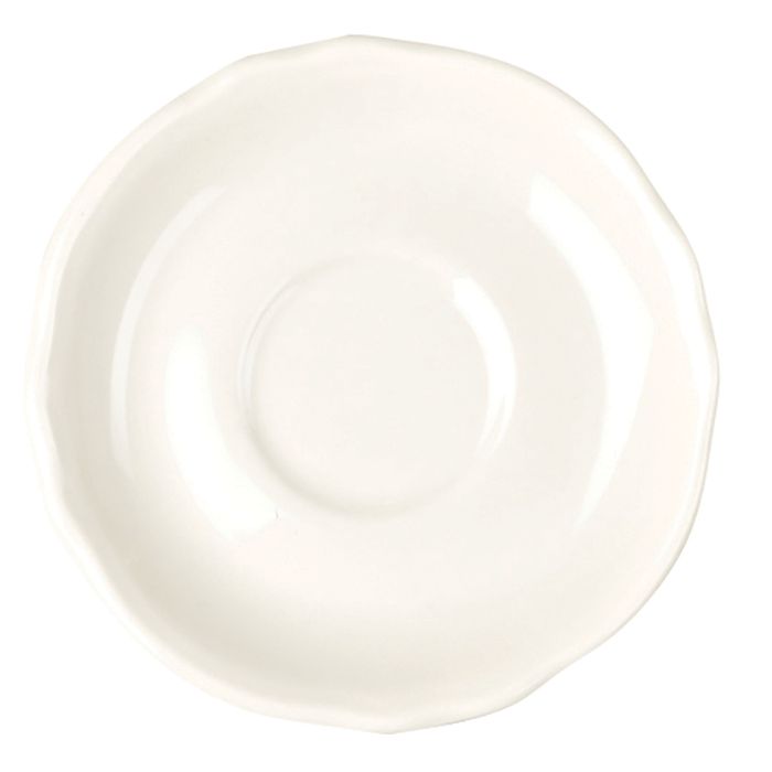 Homer Laughlin China Carolyn Undecorated 4-3/4" Saucer