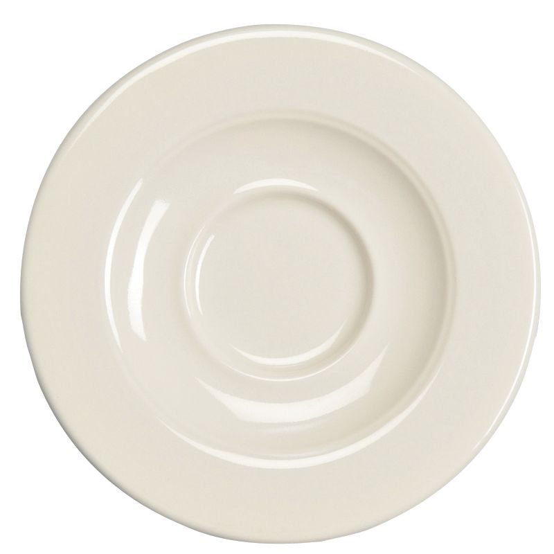 Homer Laughlin China Seville&reg; Blanc 5-5/8" A.D. Saucer