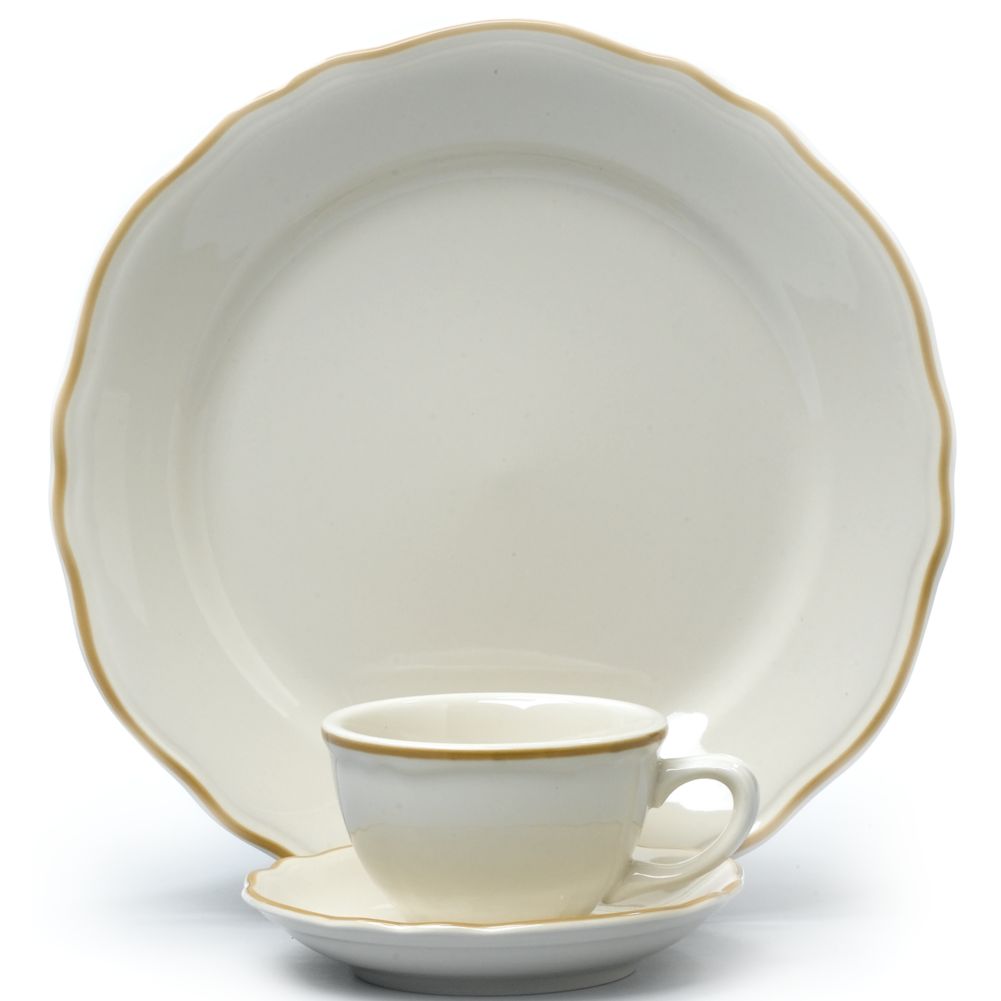 Homer Laughlin China Carolyn Styleline Gold 5-1/2" Plate