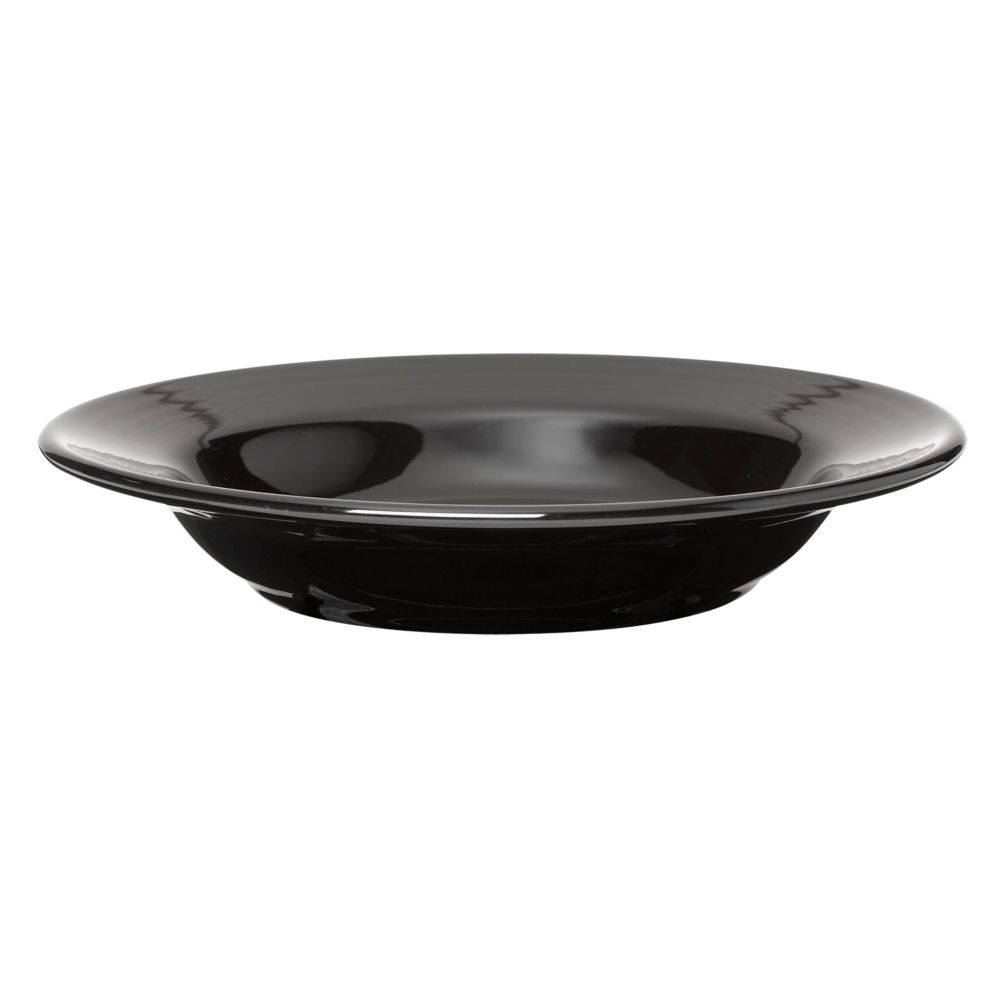 Homer Laughlin China Fiesta&reg; Black Deep 13.25 oz Rimmed Soup Bowl