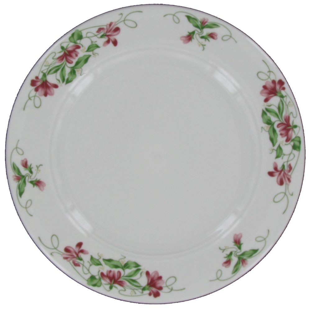 Homer Laughlin China Seville&reg; Pink Violets&copy; 9" Plate