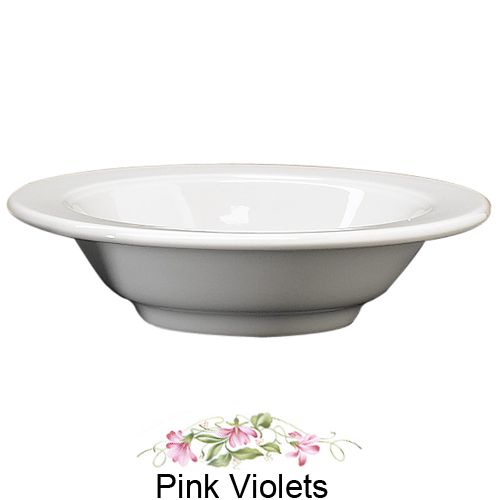Homer Laughlin Seville&reg; Pink Violets&copy; 4.25 oz Fruit Dish
