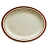 Oneida Rego Dunes Narrow Rim Oval Platter, 13-1/8"