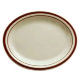Oneida Rego Dunes Narrow Rim Oval Platter, 11&frac12;"