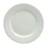 Oneida Rego Bright White 6&frac14;" Rolled Edge Plate