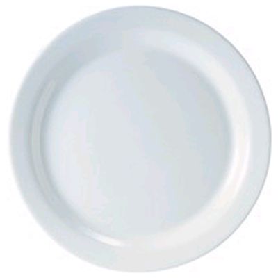 Cardinal Arcoroc Restaurant White 9" Pellet Plate