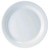 Cardinal Arcoroc Restaurant White 9" Pellet Plate