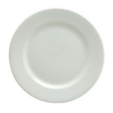 Oneida Rego Bright White Rolled Edge Plate, 10&frac14;"