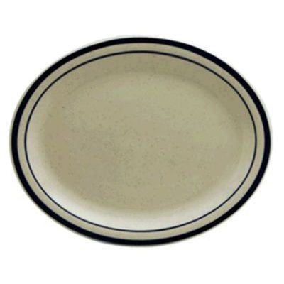 Oneida Rego Blue Ridge Narrow Rim Oval Platter, 11&frac12;"