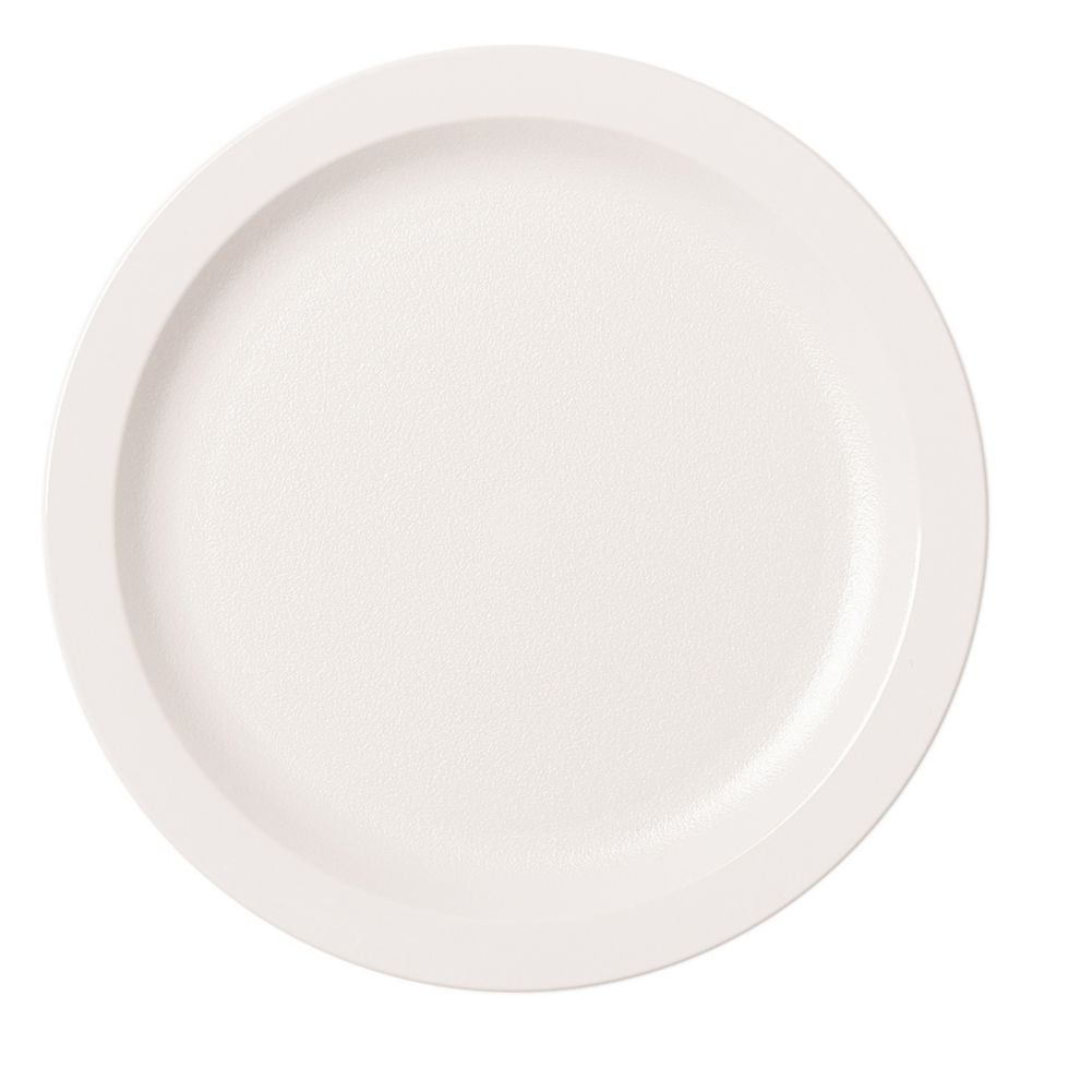 Cambro White Camwear&reg; Narrow Rim 9" Plate