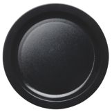 Cambro Black Camwear&reg; Narrow Rim 9" Plate