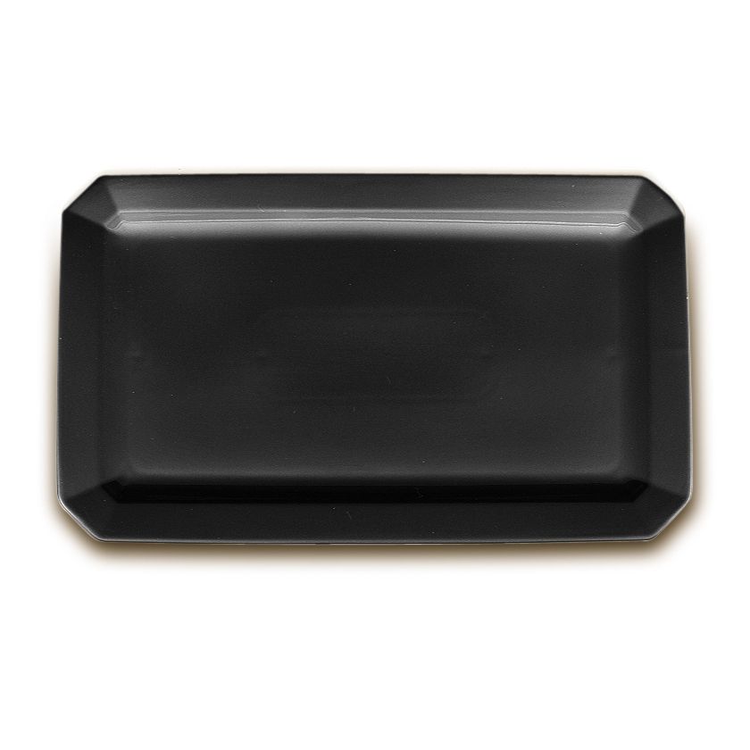 Hall&reg; China Black 22" x 13" Narrow Platter