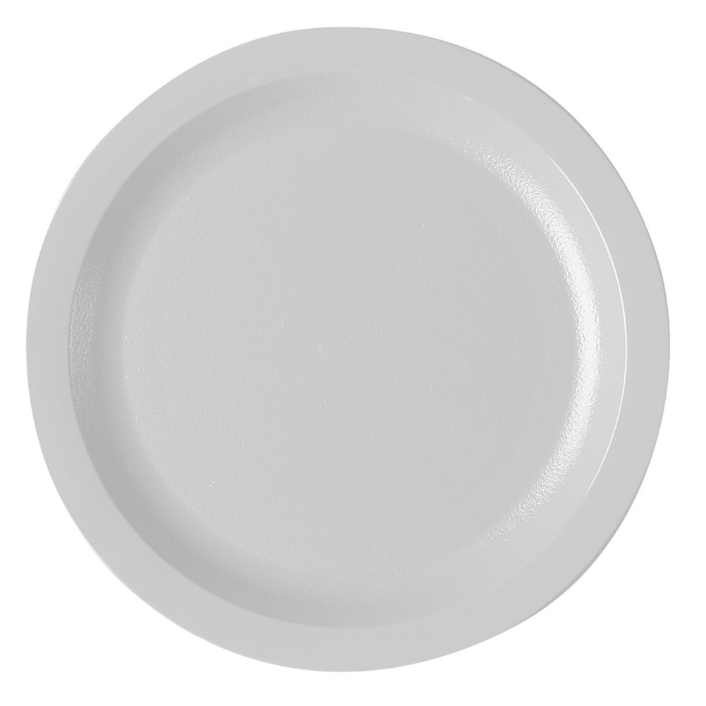 Cambro White Camwear&reg; Narrow Rim 7" Plate