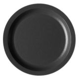 Cambro Black Camwear&reg; Narrow Rim 7" Plate
