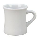 Vertex&reg; Buckingham American White Rolled Edge 8 oz Bounty Mug