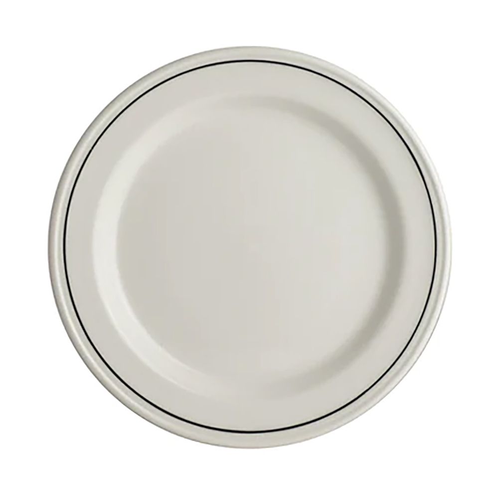 Steelite Performance Simplicity Black Line 6-1/4" Slimline Plate