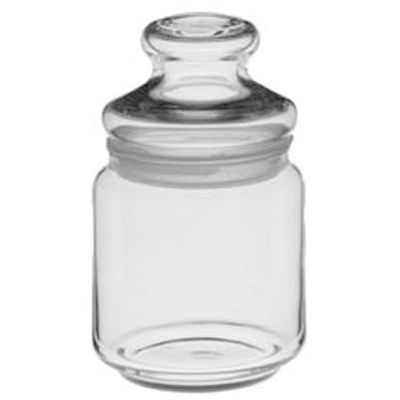 Glass Candy Jar w/ Lid, 16 oz
