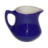 Hall&reg; China Cobalt Blue 5.5 Oz. Empire Creamer with Handle