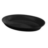 DelI Platter, Black Melamine, 15 x 11 x 2