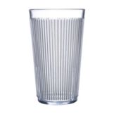 Carlisle Crystalon&reg; SAN Plastic Stack-All Tumbler, Clear, 8.3 oz