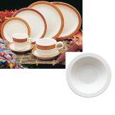 Homer Laughlin China Bavarian Brush Narrow Rim 9 oz Grapefruit Dish