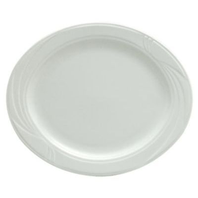 Oneida Delco Arcadia Undecorated Oval Platter, 11-3/8"