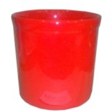 Gaetano Red Ceramic 0.5 Gal. Crock w/o Lid