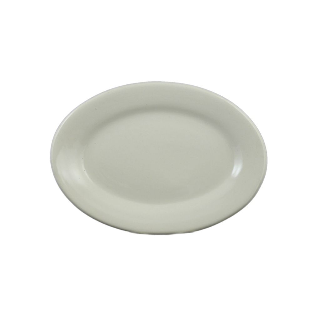 Vertex&reg; Buckingham American White Rolled Edge 9-3/8" Platter