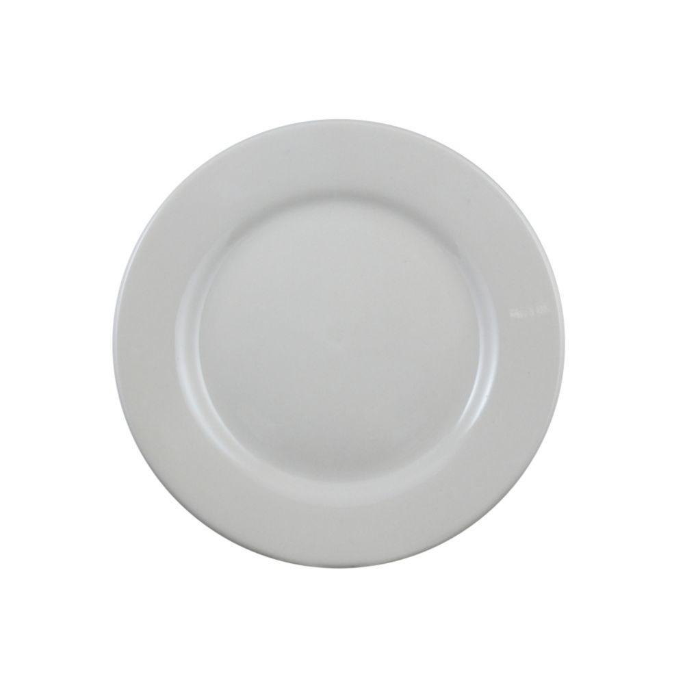 Vertex&reg; Buckingham American White Rolled Edge 9" Plate