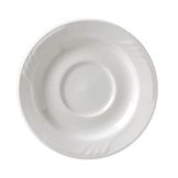 Vertex&reg; China Sausalito Undecorated Bone White 5-1/2" Saucer