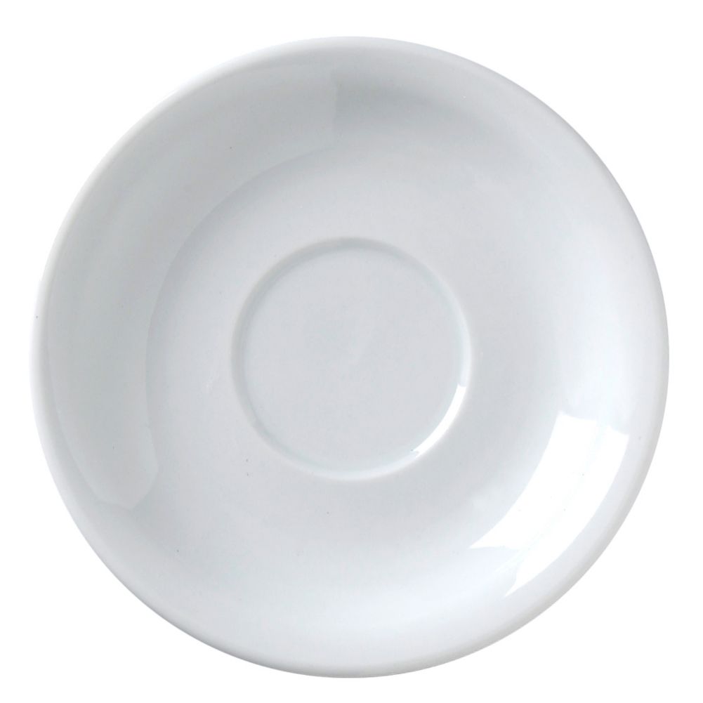 Vertex&reg; Argyle Undecorated Collection 6" White Saucer